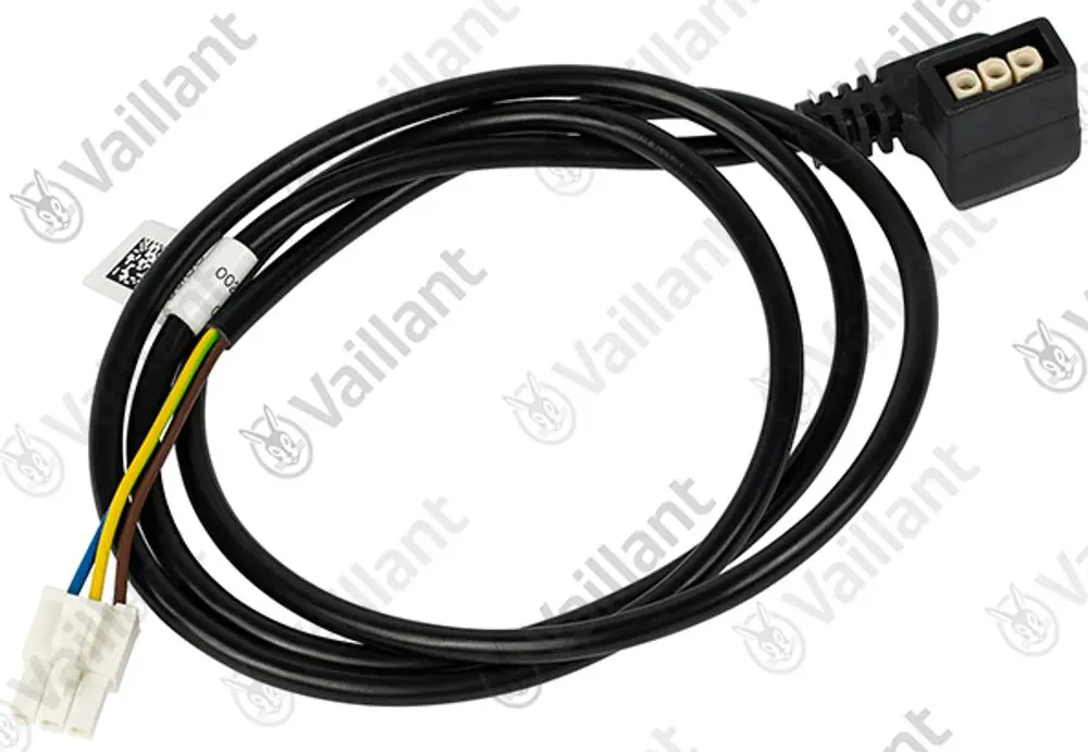 Vaillant Kabel mit mehreren Leitungen, verbunden mit Steckverbindern an beiden Enden. Kabel für elektrische Anwendungen.